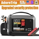 Adoretrip 8000A Jump Starter +300PSI Air Compressor Battery Power Bank Emergency. Fixed Price $138.99.