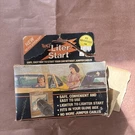 Vintage Liter-start Car Jump Starter W/ Box Accessories. Fixed Price $15.00.