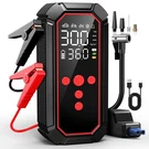 Portable Jump Starter With Air Compressor - 4000A Winter Car Battery Booster .... Fixed Price $82.86.