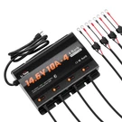 Litime 14.6V 4-BANK 10A Battery Charger Ac-dc For 12V LIFEPO4 Agm Gel Lead Acid. Fixed Price $279.99.