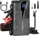 Lucklike W210 Jump Starter With Air Compressor 6000A 12V 150PSI Car Battery Pack. Fixed Price $85.99.