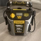 Stanley 1000 Peak Amp Automotive Jump Starter, Portable Power - 2.1A/10W Usb. Fixed Price $80.00.