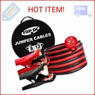 Topdc 8 Gauge 12 Feet Jumper Cables For Car Battery, Heavy Duty Automotive Boost. Fixed Price $23.99.