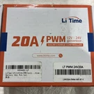 Litime 20AMP Pwm 12V/24V Solar Charge Controller With Lcd Display Li/fld/gel/sel. Fixed Price $28.00.