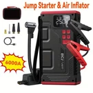 Bcj Starter With Air Compressor, Portable 6000A Car Battery Jumper. Fixed Price $73.59.