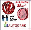 4.5 Metres Heavy Duty 25M2 Car Van Battery Jump Start Leads Long Booster Cables. Fixed Price $42.24.