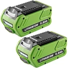6.0AH 40V G-max Lithium Battery For Greenworks 29472 29462 29252 20202. Fixed Price $39.99.