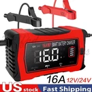Fast Battery Charger 16AMP For Vehicle Truck Marine Smart Maintainer Lcd Display. Fixed Price $25.99.