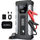 Sharmeal Car Jump Starter 5000A, Battery Pack For 10.0L Gas. Fixed Price $48.99.