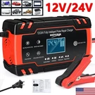 Automatic Intelligent Car Battery Charger 12/24V 8A Pulse Repair Starter Agm/gel. Fixed Price $23.95.