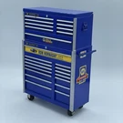 Napa Nascar 1/8 Die Cast Box Ron Hornaday Chest Bank W/ Tools Metal Blue. Fixed Price $41.99.