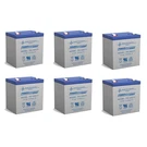 Power-sonic 6 Pack Powersonic PS1250F1 12V. Fixed Price $89.99.