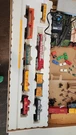 Tyco Railroad Empire Ho Santa Fe Starter Set Diesel Locomotive Track. Fixed Price $450.00.