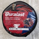 Duralast Gauge 12 Foot Booster Cables Medium Duty #BC6 - Jumper. Fixed Price $22.50.