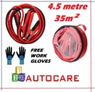 4.5 Metres Heavy Duty 35M2 Car Van Battery Jump Start Leads Long Booster Cables. Fixed Price $43.80.