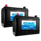 Qty 2 Banshee Series Marine Battery Replaces Optima Blue Top D31M. Fixed Price $562.49.