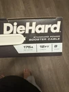 Diehard Standard Power Booster Cables 175A Amp Rating 12FT Long 8GAUGE Wire. Fixed Price $20.00.