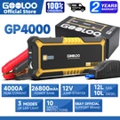 Gooloo 4000A Car Jump Starter Auto Battery Charger Portable 12V Lithium Box. Fixed Price $79.99.