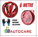 6 Metres Heavy Duty 35M2 Car Van Battery Jump Start Leads Long Booster Cables. Fixed Price $53.20.
