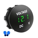 12V Battery Voltage Meter Waterproof Led Round Panel Gauge Monitor Green. Fixed Price $11.99.