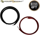 0AWG6 Powerbright High Amperage Copper Set Of Battery Cables - Open Box. Fixed Price $26.98.