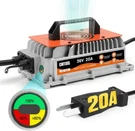 Cmtool 36V 20A Golf Cart/lead Acid Charger Crowfoot Plug Fit For Ezgoyamaha IP67. Fixed Price $299.98.