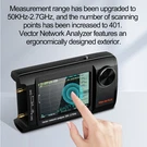 4INCH Upgraded Nanovna Plus 50KHZ-2.7GHZ Handheld Vector Network Analyzer. Fixed Price $98.65.