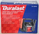 New - Duralast DL1200AL Peak Amps 12V Jump Starter W/150PSI Air Compressor. Fixed Price $61.95.