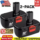 2PACK For Craftsman 19.2 Volt 11375 Battery C3 Diehard 130279005 11376 130279003. Fixed Price $29.00.