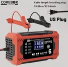 Corebox 12V 6A Smart Battery Charger And Maintainer With Lcd Display Us Plug. Fixed Price $45.99.