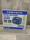 Cen-tech 750 Peak Amp Jump Starter And 12V Power Pack, Usb, Led Work Light. Fixed Price $76.47.