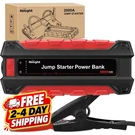 2000A Car Battery Jump Starter 12V Portable Booster Pack Led Light. Fixed Price $126.95.