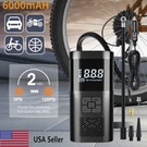 Car Bike Tire Inflator Pump Portable Battery Rechargeable Air Compressor Digital. Fixed Price $19.99.