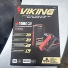 Sealed Viking 59527 Portable 1000 Amp Peak Lithium-ion Jump Starter & Power Pack. Fixed Price $62.00.